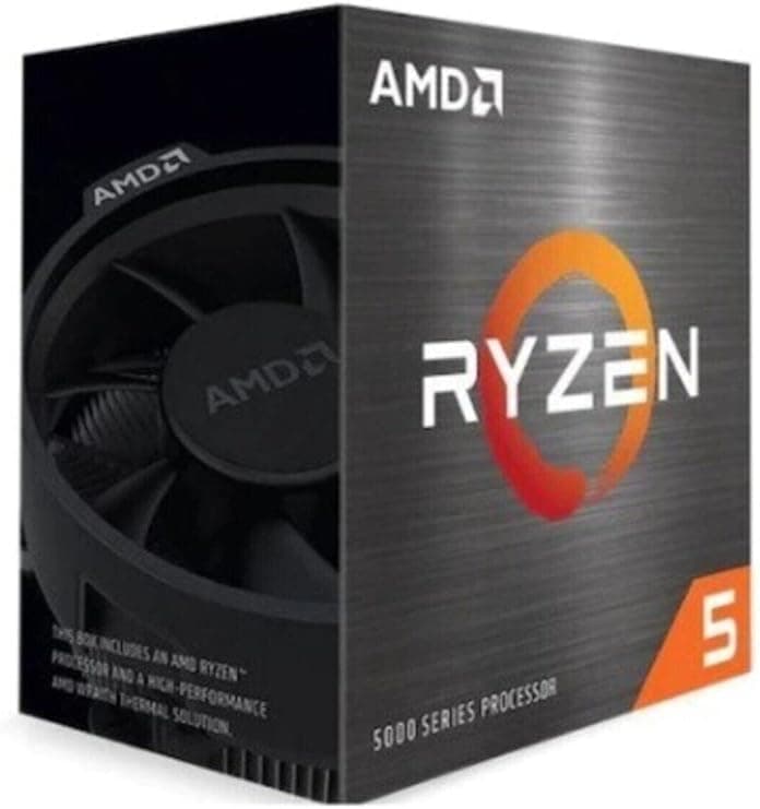 AMD Ryzen 5 5600X Processor (6C/12T, 35MB Cache, up to 4.6 GHz Max Boost) with Wraith Stealth Cooler 2