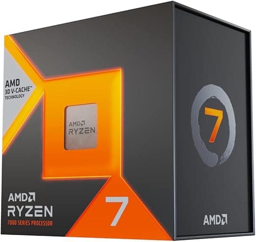 AMD Ryzen 7 7800X3D Desk-Top Processor (8-Core/16-Thread, 104MB Cache, up to 5.0 GHz Max Boost)