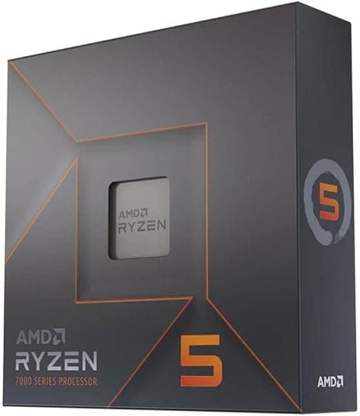 AMD Ryzen 5 7600X Desktop Processor (6-core/12-thread, 38MB Cache, up to 5.3 GHz max Boost)