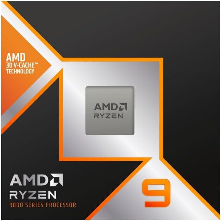 AMD Ryzen™ 9 9950X3D Processor With 3D V-Cache™ Technology, 16 Cores/32 Threads, 144MB Cache, 170W TDP, AM5 Socket, Up To 5.7 GHz Boost Frequency, DDR5 & PCIe 5.0 2