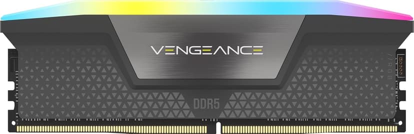 Corsair Vengeance RGB DDR5 RAM 16GB (1x16GB) 6000MHz CL36-44-44-96 1.35V AMD Expo Intel XMP 3.0 Computer Memory - Grey (CMH32GX5M1E6000Z38)