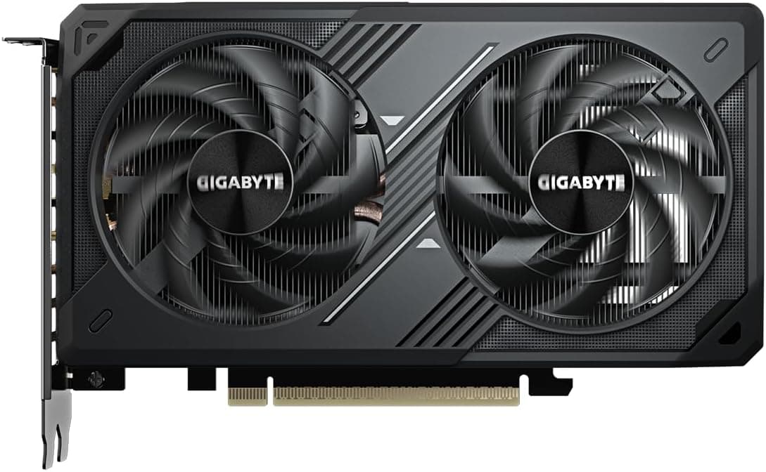 Gigabyte GeForce RTX 5060 WINDFORCE MAX OC 8G Graphics Card - 8GB GDDR7, 128bit, PCI-E 5.0, 2512MHz Core Clock, 3 x DP, 1 x HDMI, NVIDIA DLSS 4, GV-N5060WF2MAX OC-8GD 3