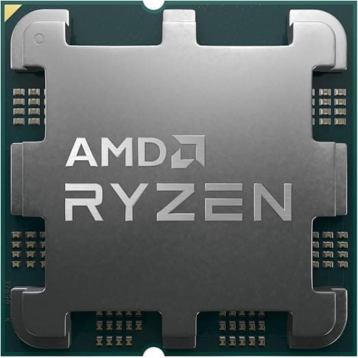 AMD Ryzen 7 7700X Desktop Processor, 8-Core/16-Thread, 40MB Cache, up to 5.4 GHz Max Boost 2