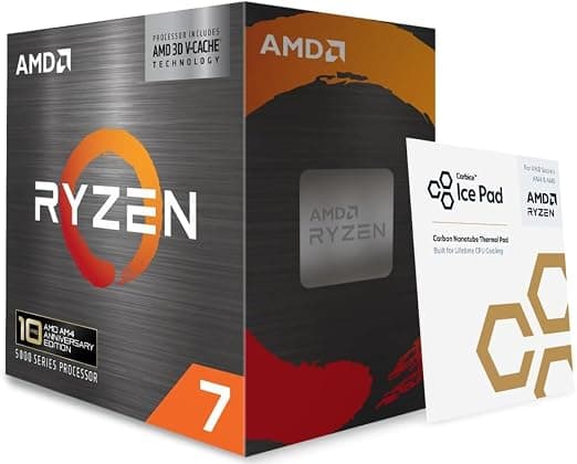AMD Ryzen 7 5800X3D 10th Anniversary Edition Desktop Processor for Socket AM4 & DDR4