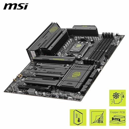 MSI MAG X870E Tomahawk WiFi Motherboard, ATX, AM5 Socket, DDR5 Support 2