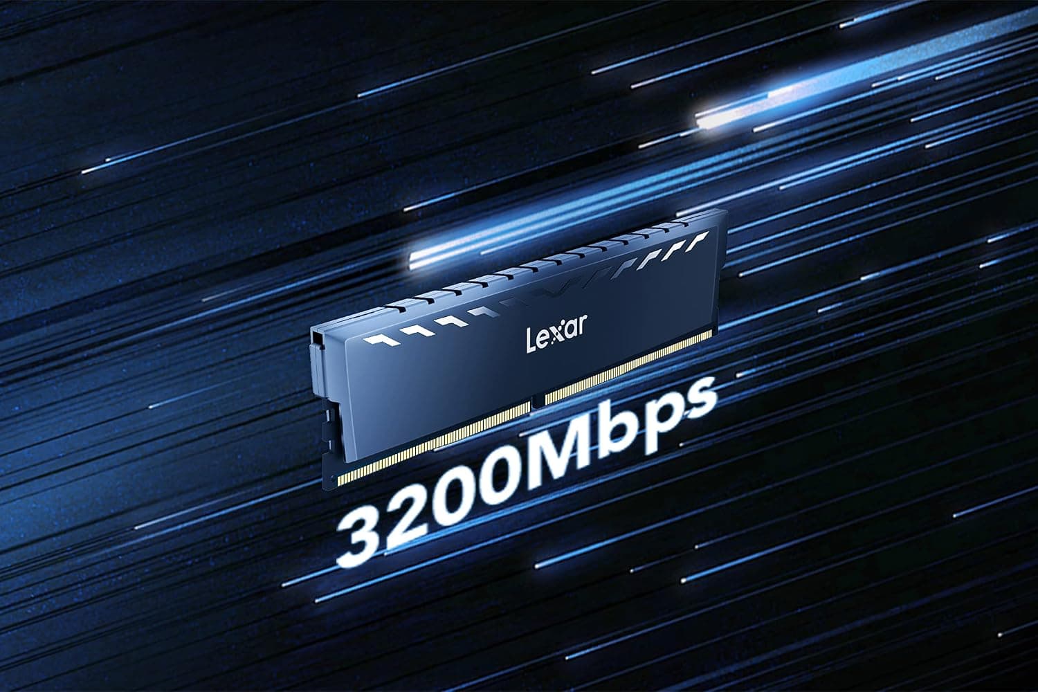 Lexar THOR DDR4 RAM 16GB Kit (8GB x 2) 3200 MHz, DRAM 288-Pin UDIMM Desktop Memory, XMP 2.0 High Performance Computer Memory, CL16-18-18-38, 1.35V (LD4BU008G-R3200GDXG) 2